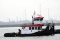 A push boat on the waterway near Rotterdam and Northsea