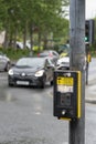 Push button and wait for signal traffic sign Glasgow