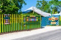 Push Cart restaurant and rum bar on the cliffs of West End Negril, Jamaica Royalty Free Stock Photo