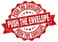 push the envelope seal. stamp