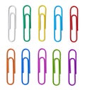 push pin paper clip thumbtack note office Royalty Free Stock Photo