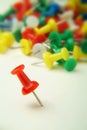 Push pins Royalty Free Stock Photo