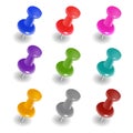 Push pins Royalty Free Stock Photo