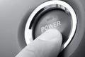 Push power button Royalty Free Stock Photo