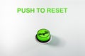 Push to reset, work life balance, green push button