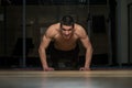 Push-Ups Upper Position Royalty Free Stock Photo