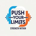 Push Your Limits Strength Royalty Free Stock Photo