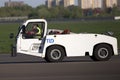 Pushback tractor in the airport