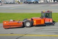 Pushback Tractor Royalty Free Stock Photo