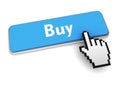 Buy button concept 3d illustration Royalty Free Stock Photo