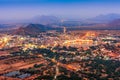 Pushkar Holy City in anticipation of the night, Rajasthan, India Royalty Free Stock Photo