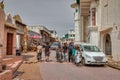 Pushkar beautiful people on the street, Rajasthan India Royalty Free Stock Photo