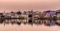 Sunset view at Pushkar Lake in India Royalty Free Stock Photo