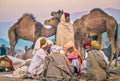 Rajasthani camel herders at the annual Pushkar Camel Fair in India.