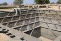 Pushkarani or Stepped Tank at the Royal Enclosure, Hampi, near Hospete, Karnataka, India Royalty Free Stock Photo