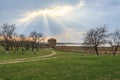 Pushkin`s tower inisde akkerman forttress in belgorod, Odessa, U Royalty Free Stock Photo