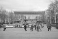 Pushkin Square and The Rossiya Cinema in Moscow in 1982 Royalty Free Stock Photo
