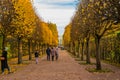 PUSHKIN, ST. PETERSBURG, RUSSIA - OCTOBER 21, 2024: View of Catherine Park in autumn in Tsarskoye Selo. Royalty Free Stock Photo