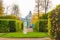 PUSHKIN, ST. PETERSBURG, RUSSIA - OCTOBER 21, 2024: View of Catherine Park in autumn in Tsarskoye Selo Royalty Free Stock Photo