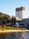 Pushkinskaya embankment of Gorky Park in Moscow