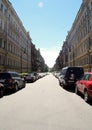 Pushkinskaya street in St. Petersburg.