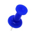 Pushpin color dark blue close up