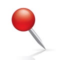 Pushpin icon isolated on white background Royalty Free Stock Photo