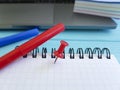 Pushpin notepad office desktop flatly notepad