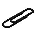 Pushpin paper clip isolated on white background vector isometric view