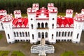 Puslovsky Palace. Autumn Kossovsky Castle in Belarus Royalty Free Stock Photo