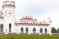 Puslovsky Palace. Autumn Kossovsky Castle in Belarus Royalty Free Stock Photo