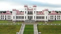 Puslovsky Palace. Autumn Kossovsky Castle in Belarus