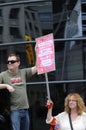 Riot protest in Toronto- Canada.