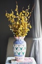 Pussy Willow Bouquet in Flower Vase