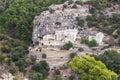 Pustinja Blaca hermitage in stone desert. Brac island, Dalmatia, Croatia Royalty Free Stock Photo