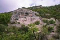 Pustinja Blaca hermitage in stone desert. Brac island, Dalmatia, Croatia Royalty Free Stock Photo