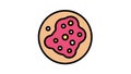 pustular skin disease color icon animation