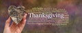 Put some love into Thanksgiving Word Cloud concept Royalty Free Stock Photo