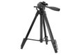 Put together black tripod isolated over white Royalty Free Stock Photo