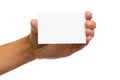 Put your text at this white card Royalty Free Stock Photo