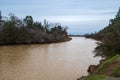 Putah Creek in Winters, California, USA