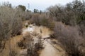Putah Creek from Winters, California, USA