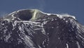 Putana volcano crater long shot view