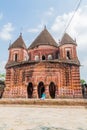 PUTHIA, BANGLADESH - NOVEMBER 10, 2016: Local man at Govinda temple in Puthia village, Banglade