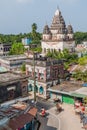 PUTHIA, BANGLADESH - NOVEMBER 10, 2016: Shiva temple in Puthia village, Banglade