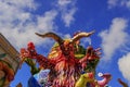 Putignano,Apulia,Italy - February 15, 2015: carnival floats, monster of papier mache.