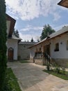 Putna monastery yard Royalty Free Stock Photo