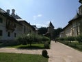 Putna monastery yard Royalty Free Stock Photo