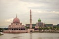 Putra Mosque located in Putrajaya city, Malaysia Royalty Free Stock Photo