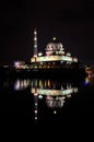 Putra Mosque Night View Royalty Free Stock Photo